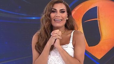 La conductora aprovechó las vacaciones de invierno para visitar la nieve con sus hijos. 