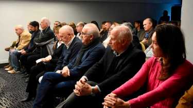 Mirta Domene, Juan José Dutto (ARI), Claudio Andreani (MPN), José Brillo (MPN) y Brenda Buchiniz  