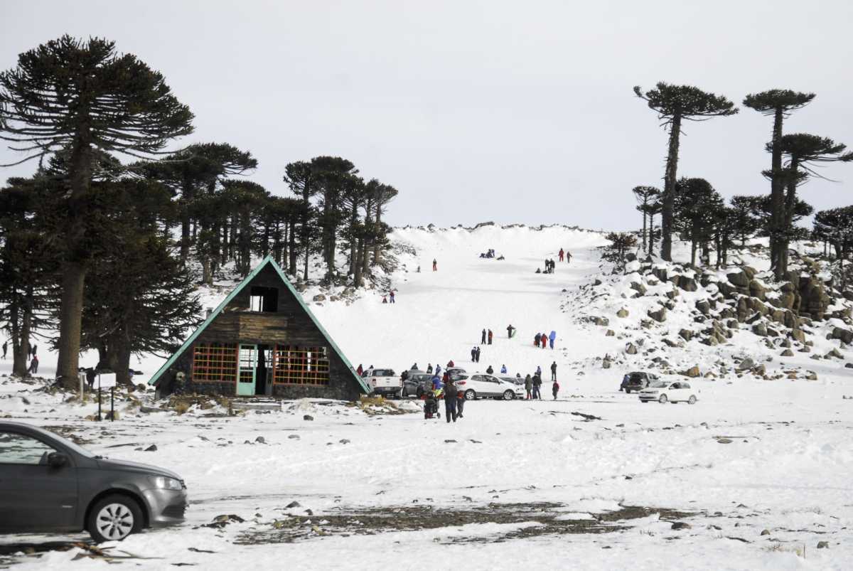 El parque de nieve está sin atención desde el Estado en cuanto a servicios y seguridad.Foto Dario Martínez