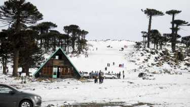El parque de nieve de Primeros Pinos. Foto archivo: Dario Martínez