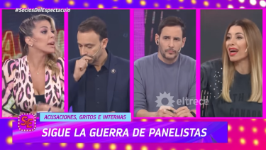 Fuerte cruce entre Virginia Gallardo y Mariana Brey en Socios del Espectáculo. 