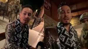 Impactante video: Rodrigo Tapari, exRáfaga, fue detenido mientras hacía un vivo pero se trató de una broma