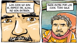 «Los ojos»: la tira de Chelo Candia en el Voy