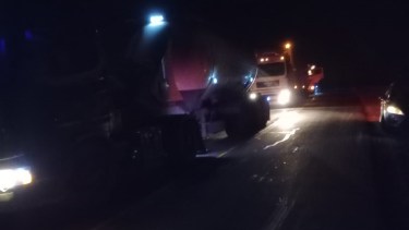 Un muerto en choque frontal en Zapala sobre la Ruta 22, hay un camión extranjero implicado. Foto: Gentileza. 