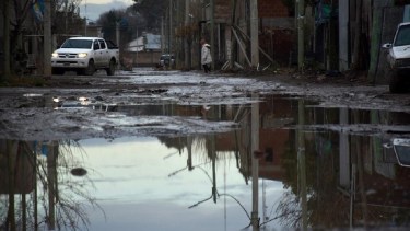 Los vecinos aseguran que no fueron asistidos por el municipio. Foto: Matías Subat.