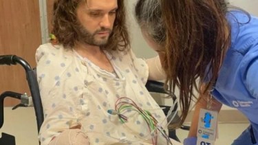 El hombre, de 35 años, fue amputado en sus brazos y piernas. Foto: Gentileza. 