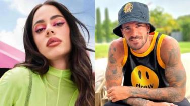 El futbolista y la cantante se habrían separado después de más de un año de relación. Foto: NA. 