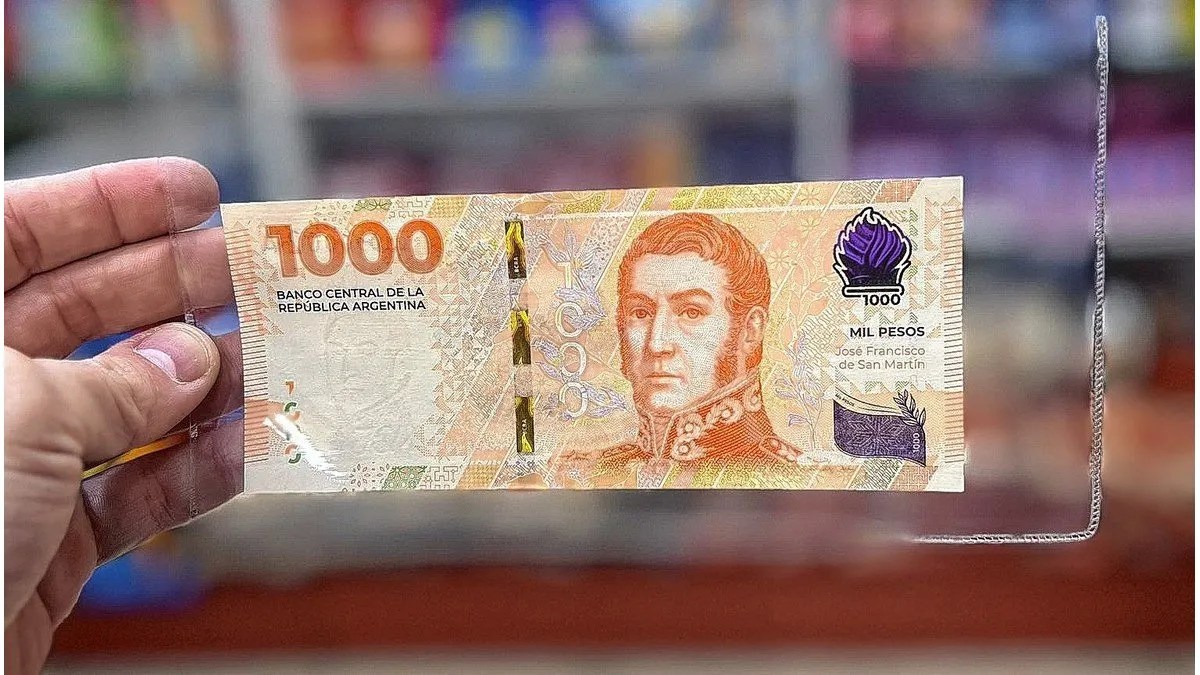 El nuevo billete de mil pesos fue distinguido como el más seguro de América Latina.