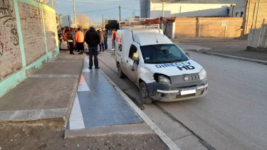 El choque ocurrió cerca de las 18 horas. Foto gentileza
