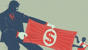 Puja. En los últimos trimestres, la participación de los salarios en el PBI aumentó en detrimento de la de las ganancias societarias.