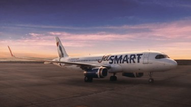La aerolinea de origen chileno unirá Buenos Aires con San Martin y Junín de los Andes tres veces por semana. Foto: JetSmart