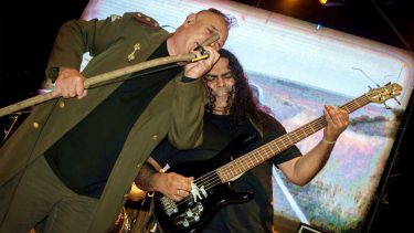 Ricardo Iorio y Ariel Basualto, de Chewelche. (Foto: Horacio Luna)