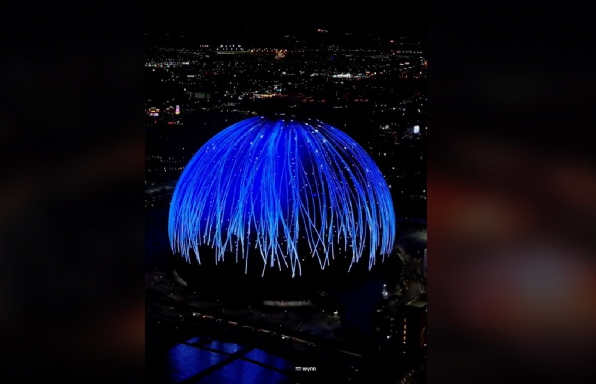 La esfera de Las Vegas. Fuente: Tiktok.

