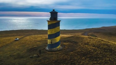 Soledad y belleza, el lugar donde está el faro San Sebastián. 