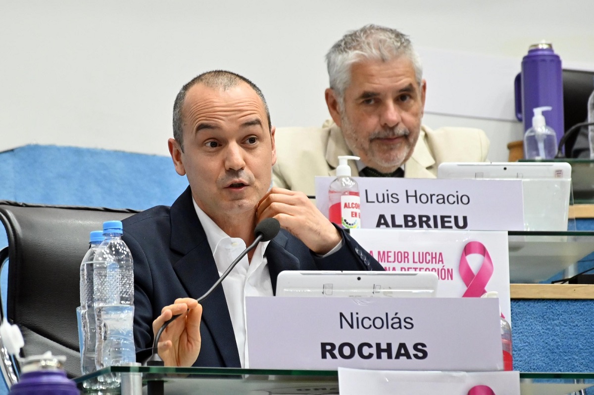 Rochás y Albrieu coincidieron con el pedido del intendente Pesatti. Foto: Marcelo Ochoa.