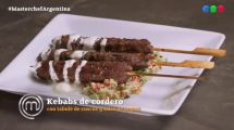 Imagen de Cómo hacer kebab de cordero, la receta que le dio la estrella a Estefanía en MasterChef Argentina