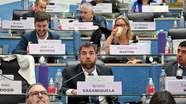 Los bloques opositores también acompañaron el mecanismo de financiamiento provincial de los planes federales de viviendas. Foto. Marcelo Ochoa.