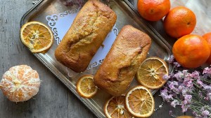 Mini budines de mandarinas, aromáticos y esponjosos