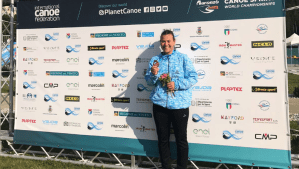 Martina Catalano, la tercera palista junior más rápida del mundo es de Choele Choel