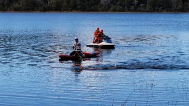 La viedmense superó el desafío en 29 minutos. 