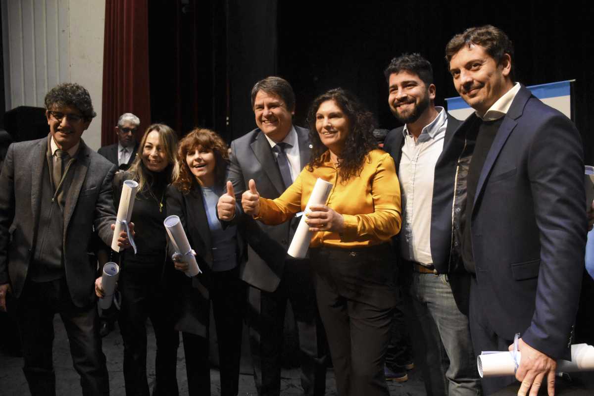 Proclamación de autoridades electas de Neuquén el 7 de julio (foto Matías Subat)
