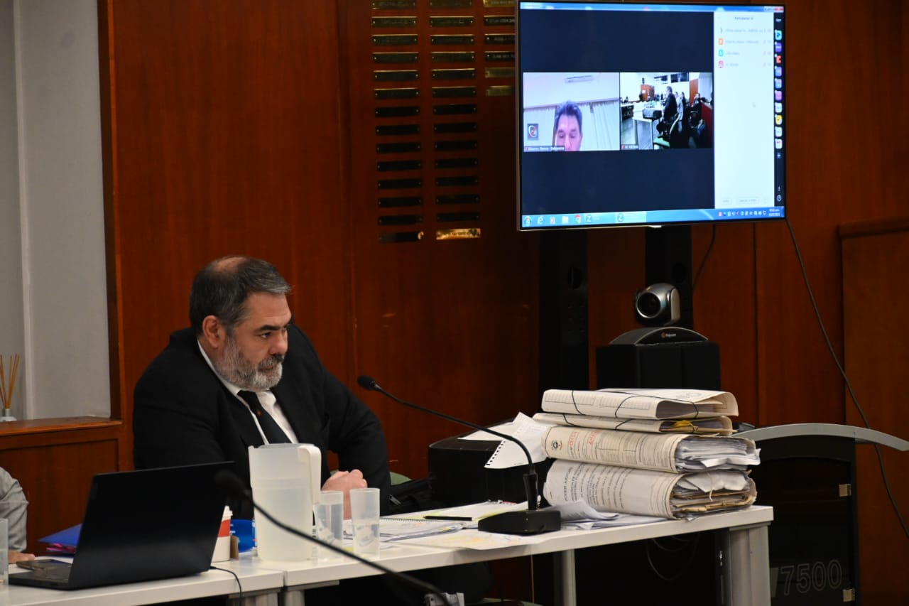 El primer alegado correspondió al fiscal Guillermo Ortiz. Foto: Marcelo Ochoa