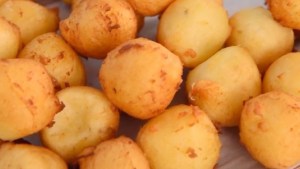Burbujas de papas para la picada
