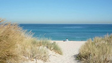 La playa Manatee, en el sur de Florida, donde se tomó la temperatura récord. 