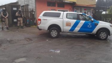 Hubo dos allanamientos en simultáneo en Villa La Angostura, por tráfico de drogas. Foto: Presidencia