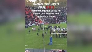 «Lo siento»: el capitán de los All Blacks golpeó a un niño en el duelo contra Los Pumas en Mendoza