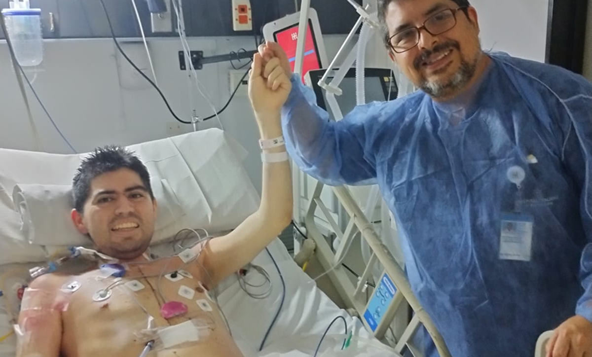 Franco es de Roca y salió de una cirugía de trasplante con corazón nuevo. Foto: Gentileza