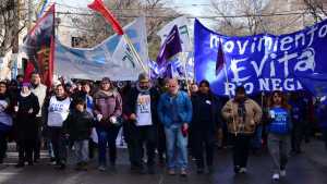 Así marcharon en el centro de Roca contra la represión en Jujuy