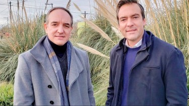 Martín Soria-Martín Doñate, con acuerdo retomado y su actual debate por la lista partidaria. Foto Gentileza.