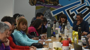 El encuentro se realiza en la sede central de Unter, en Roca. Foto: Juan Thomes.