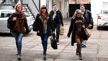 Unter reclama porque los salarios se pagan cada vez más tarde. Foto: Marcelo Ochoa.