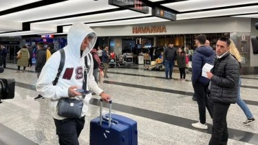 Hace diez días Sebastián Villa arribó al país para entrenarse en Boca. (Foto: TyC)