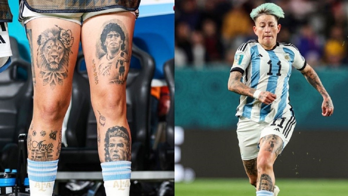 Yamila Rodríguez, jugadora de la Selección Femenina de Argentina, aclaró su postura sobre Messi y defendió su admiración por Cristiano Ronaldo. Foto Archivo.