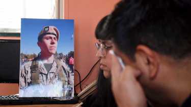 Juan José y Daiana, el papá y la hermana de Pablo. (Archivo/Matías Subat)