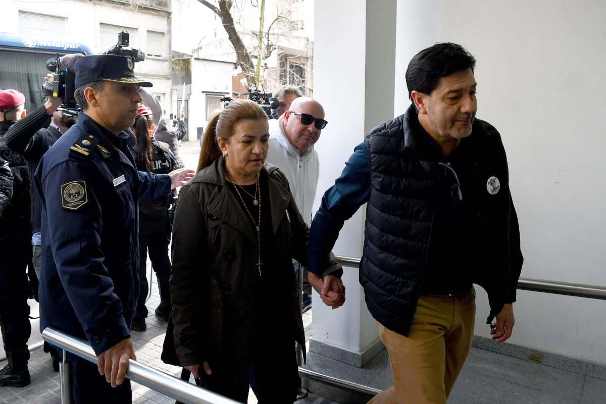 Los padres de Fernando Báez Sosa volvieron a encontrarse con los rugbiers condenados. Foto Télam