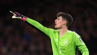 Kepa llegó al Real Madrid a préstamo desde Chelsea.