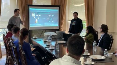 La presentación de la aplicación en la Embajada de Luxemburgo en Nueva York. Foto: gentileza