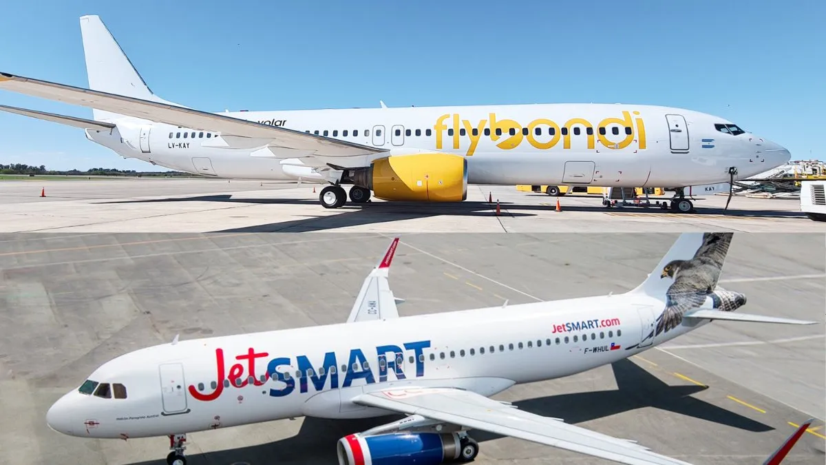 Flybondi y JetSmart lanzaron pasajes a precios bajos en la semana Travel Sale.