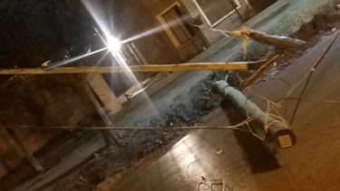 El hecho ocurrió durante la madrugada en Cinco Saltos. Foto: Seny radio.