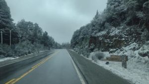 Nieva en Bariloche: cómo están las rutas de la región