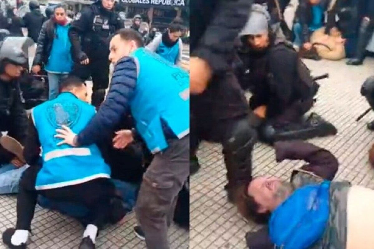 Eran las seis personas que habían sido detenidas durante la represión policial en el Obelisco, que terminó con la muerte de Facundo Molares. 