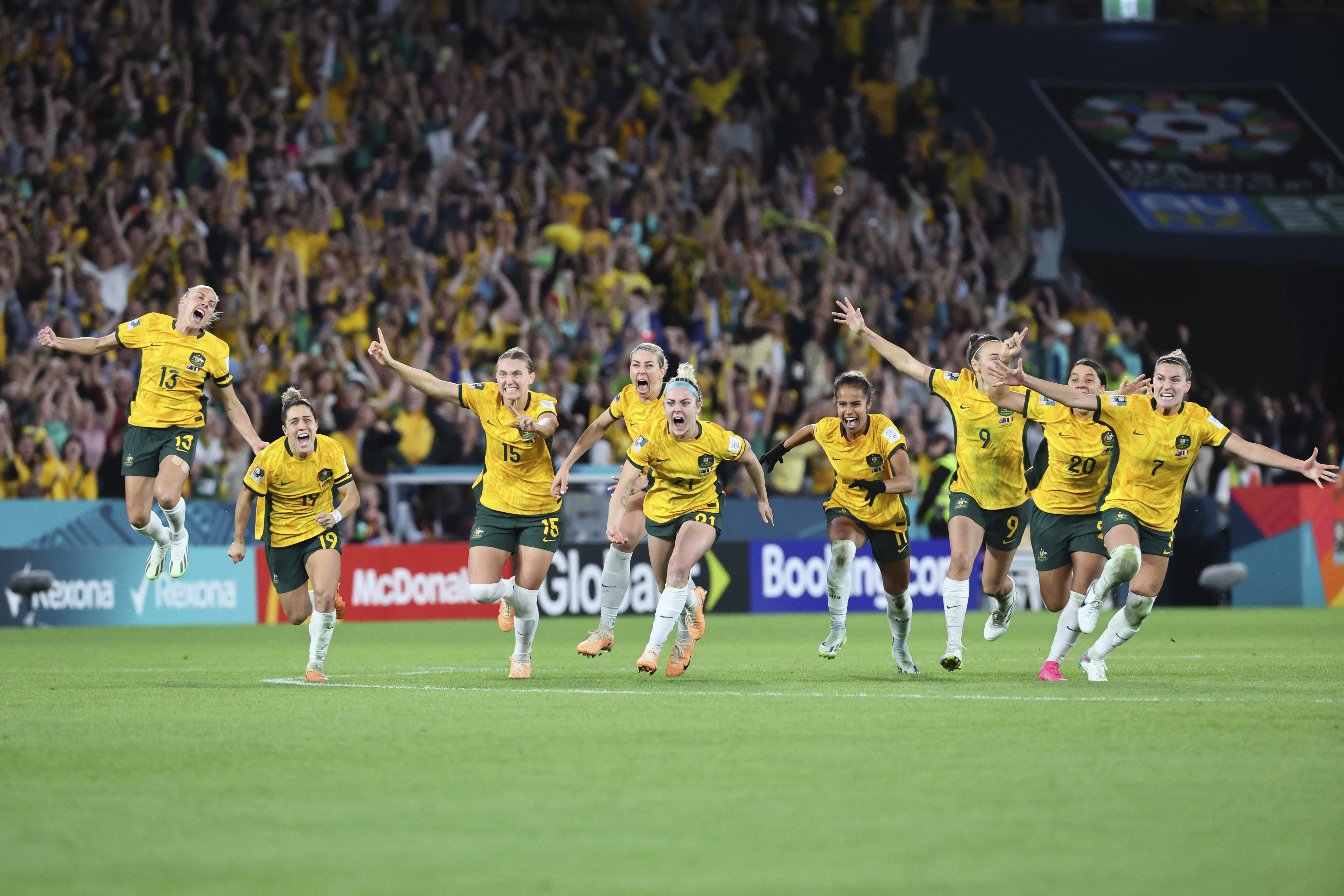 Las australianas clasificaron a semifinales por primera vez en su historia.