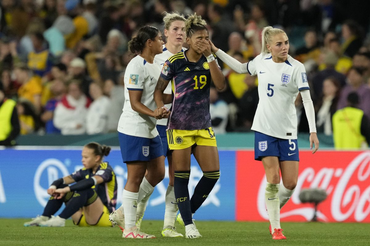 En cuartos de final Colombia fue eliminada por Inglaterra. (AP Photo/Mark Baker)