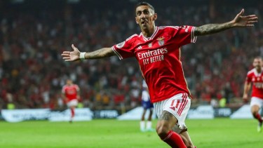 Ángel Di María volvió a convertir en una final. Ahora para darle un título al Benfica.