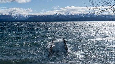El muelle en la bajada de la Catedral. Foto: Marcelo Martínez