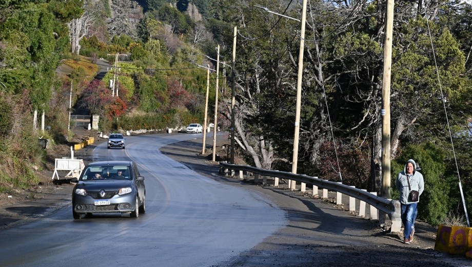 La avenida Bustillo es la traza troncal del centro al oeste de Bariloche. Archivo